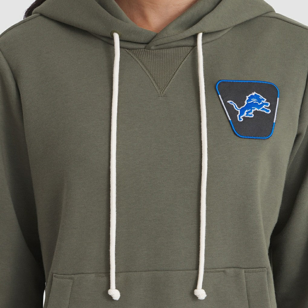 Detroit Lions Women's 2025 Salute to Service Sideline Standard Issue Dri-FIT Hoodie Olive - Nike