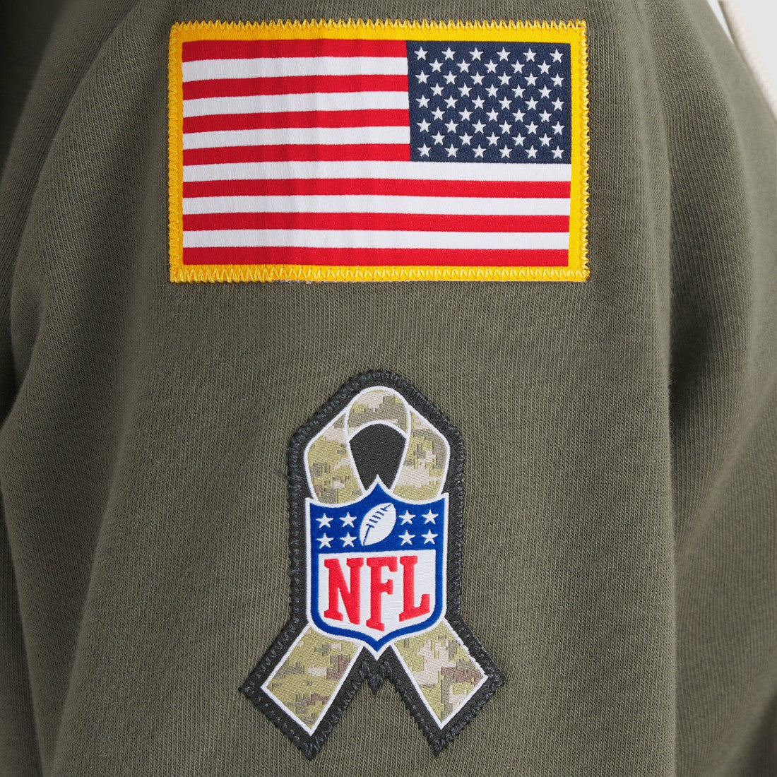 Green Bay Packers Women's 2025 Salute to Service Sideline Standard Issue Dri-FIT Hoodie Olive - Nike