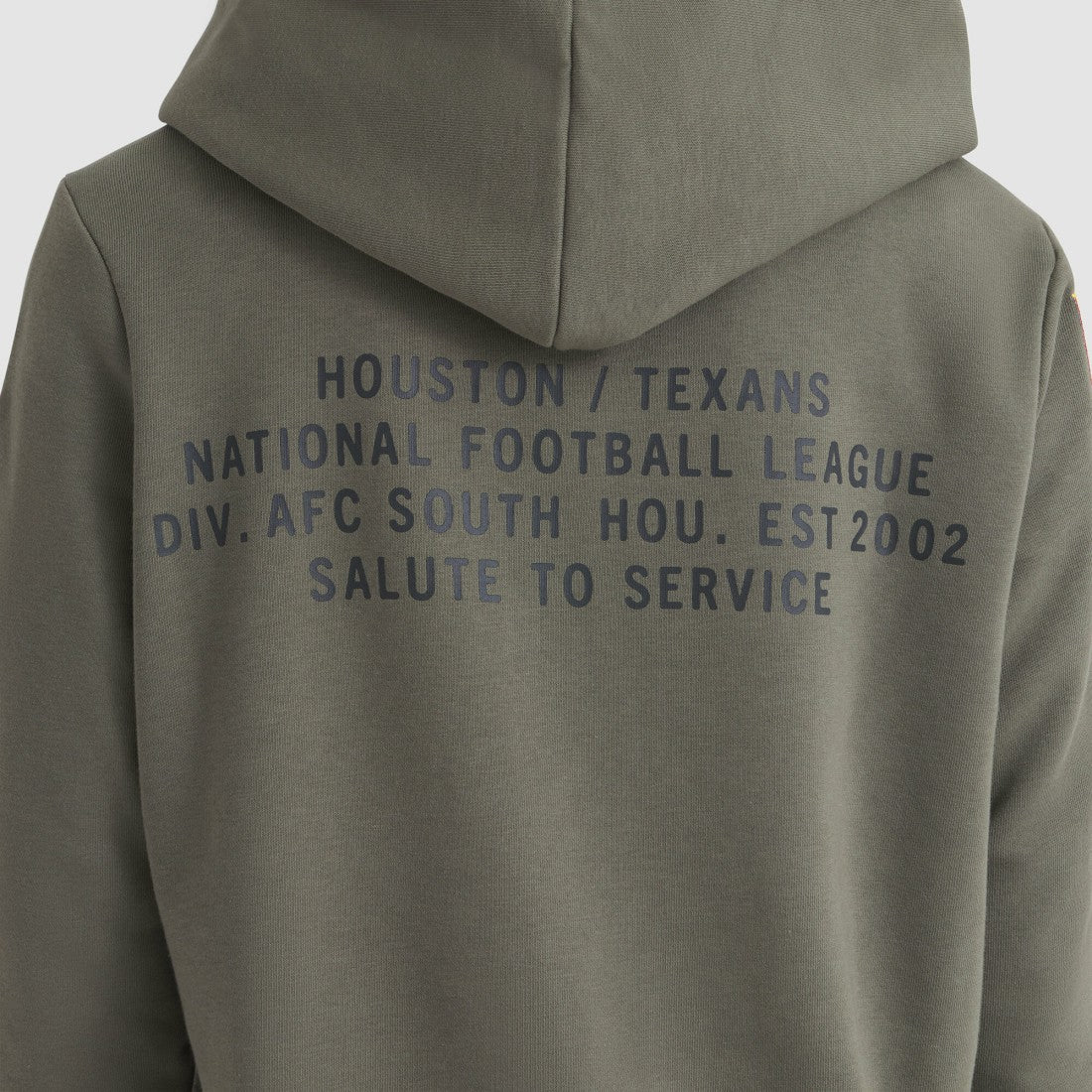 Houston Texans Women's 2025 Salute to Service Sideline Standard Issue Dri-FIT Hoodie Olive - Nike