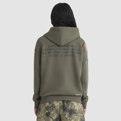 Carolina Panthers Women's 2025 Salute to Service Sideline Standard Issue Dri-FIT Hoodie Olive - Nike