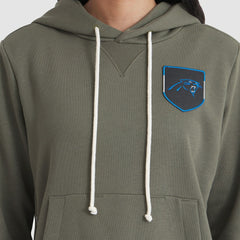 Carolina Panthers Women's 2025 Salute to Service Sideline Standard Issue Dri-FIT Hoodie Olive - Nike