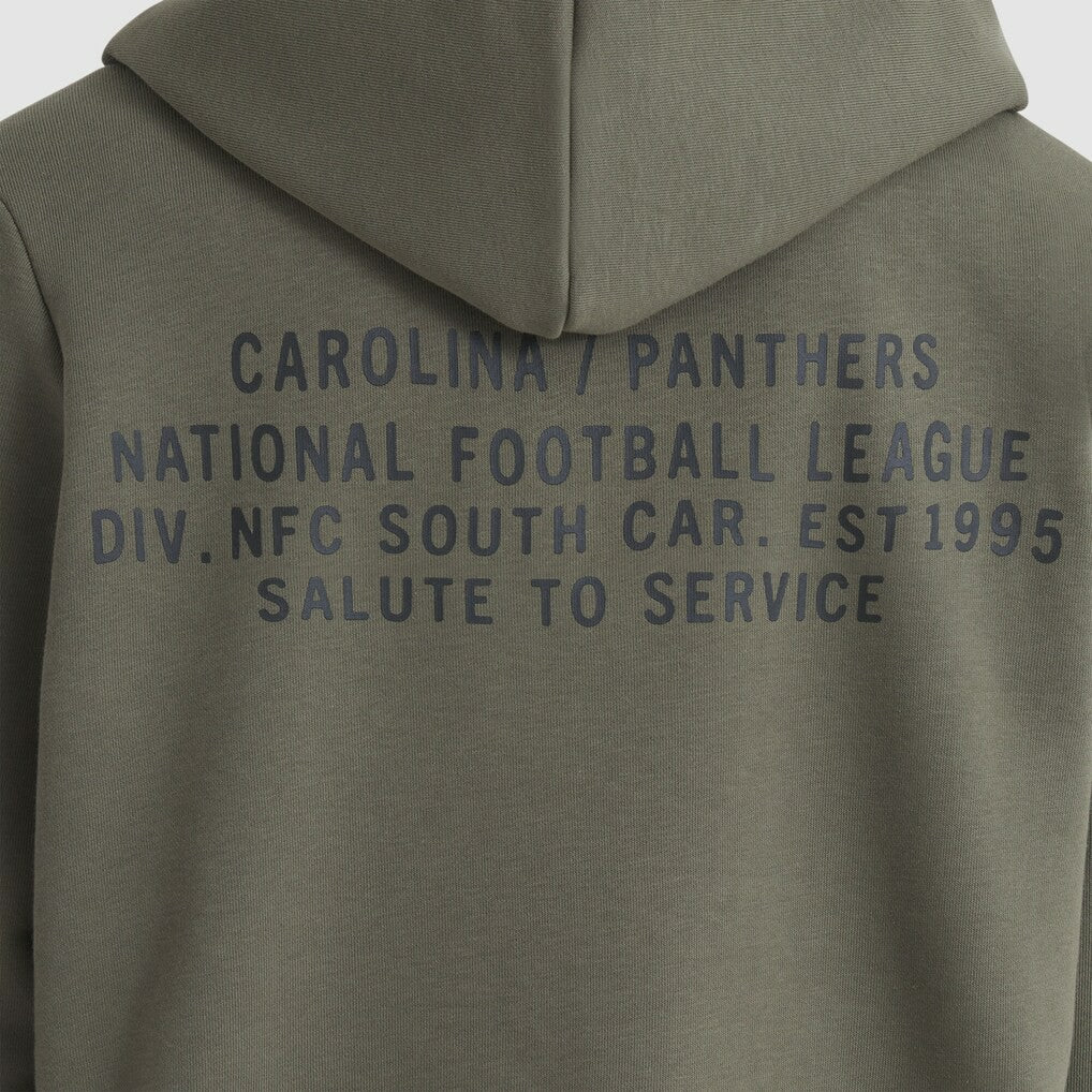 Carolina Panthers Women's 2025 Salute to Service Sideline Standard Issue Dri-FIT Hoodie Olive - Nike
