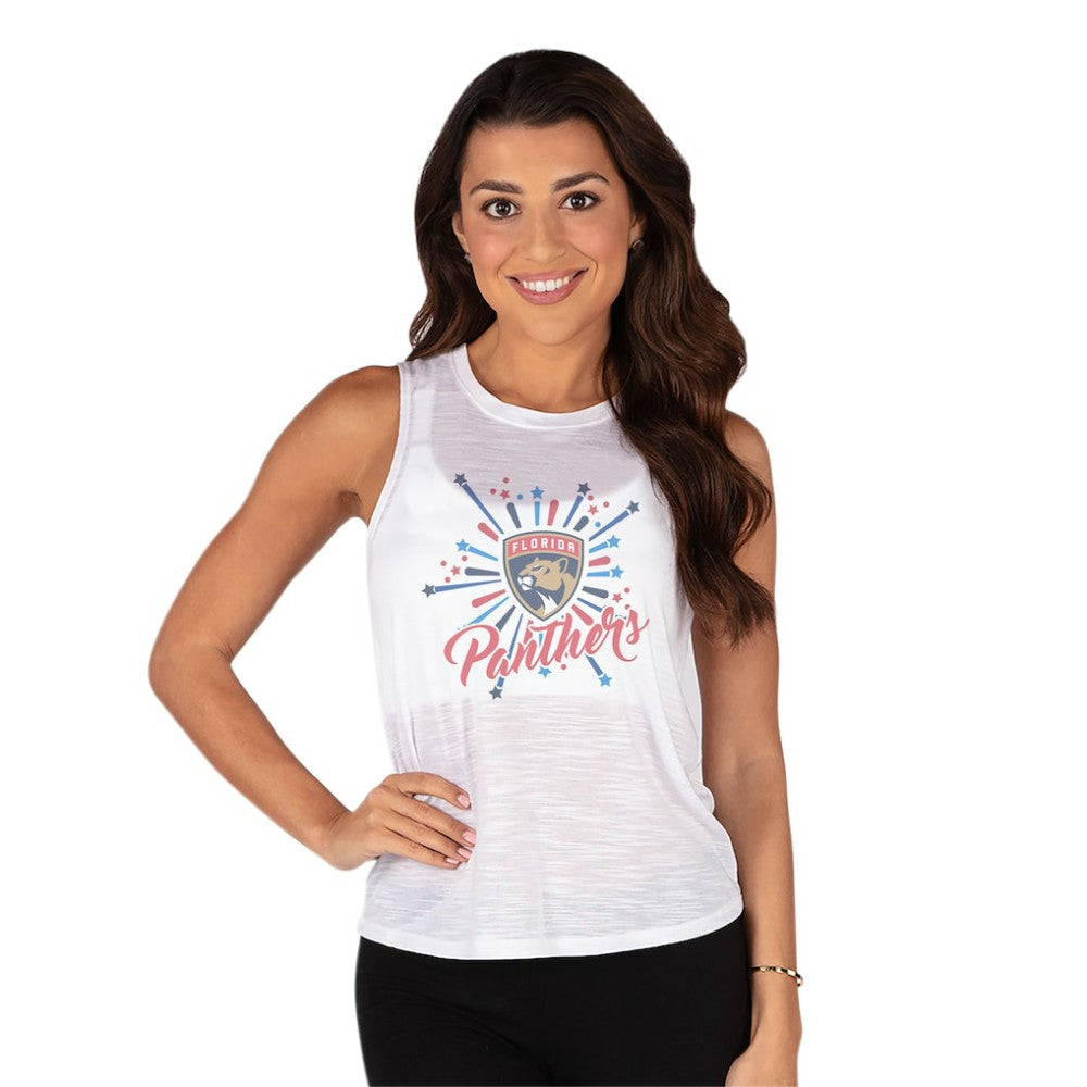 Florida Panthers - Concepts Sport Women's Infuse Knit Tank Top White