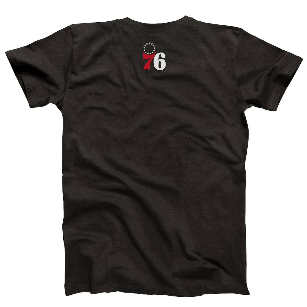 NBA - Philadelphia 76ers NBALab x Hyperfly Unisex Year of the Snake Lunar New Year Collection T-Shirt - Heather Black