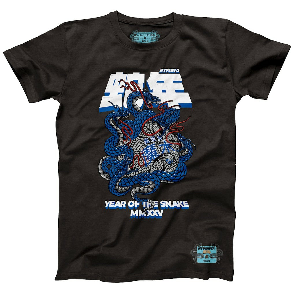 NBA - Orlando Magic NBALab x Hyperfly Unisex Year of the Snake Lunar New Year Collection T-Shirt - Heather Black