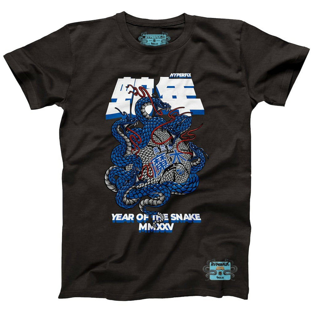 NBA - Orlando Magic NBALab x Hyperfly Unisex Year of the Snake Lunar New Year Collection T-Shirt - Heather Black