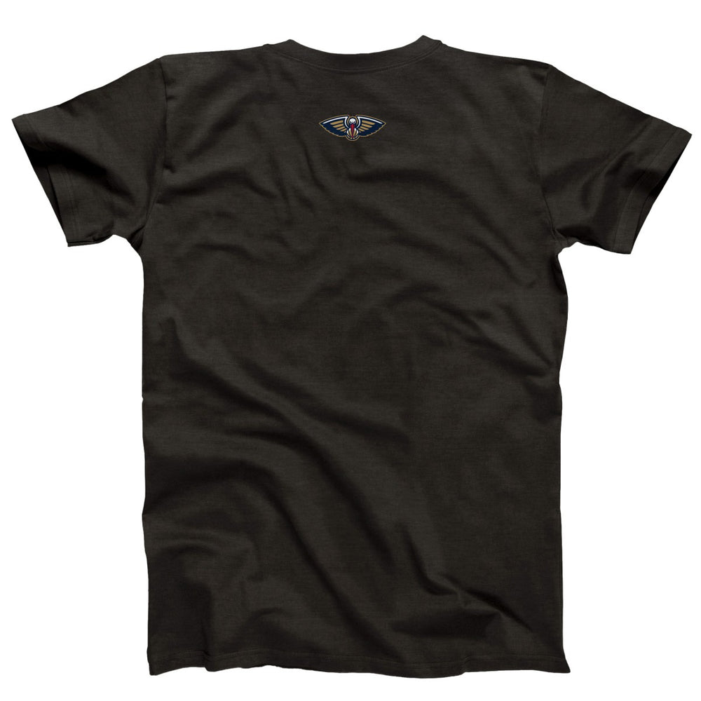 NBA - New Orleans Pelicans NBALab x Hyperfly Unisex Year of the Snake Lunar New Year Collection T-Shirt - Heather Black