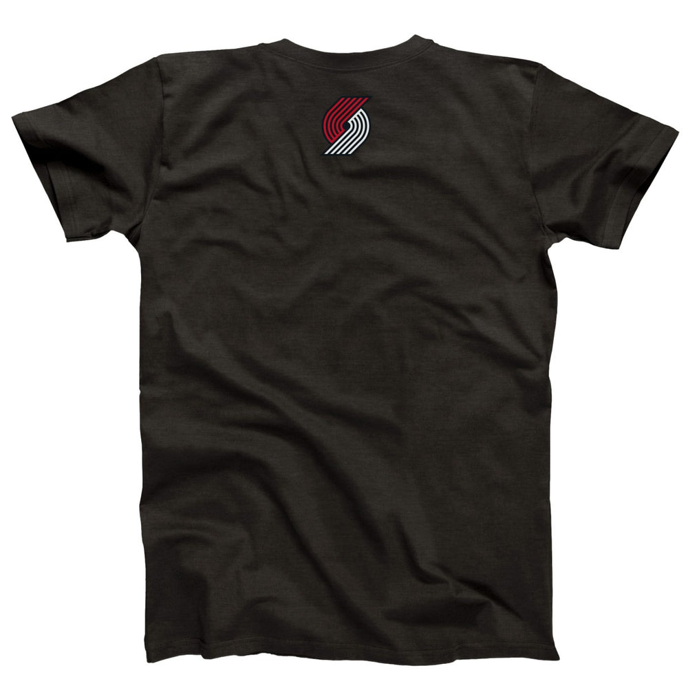 NBA - Portland Trail Blazers NBALab x Hyperfly Unisex Year of the Snake Lunar New Year Collection T-Shirt - Heather Black