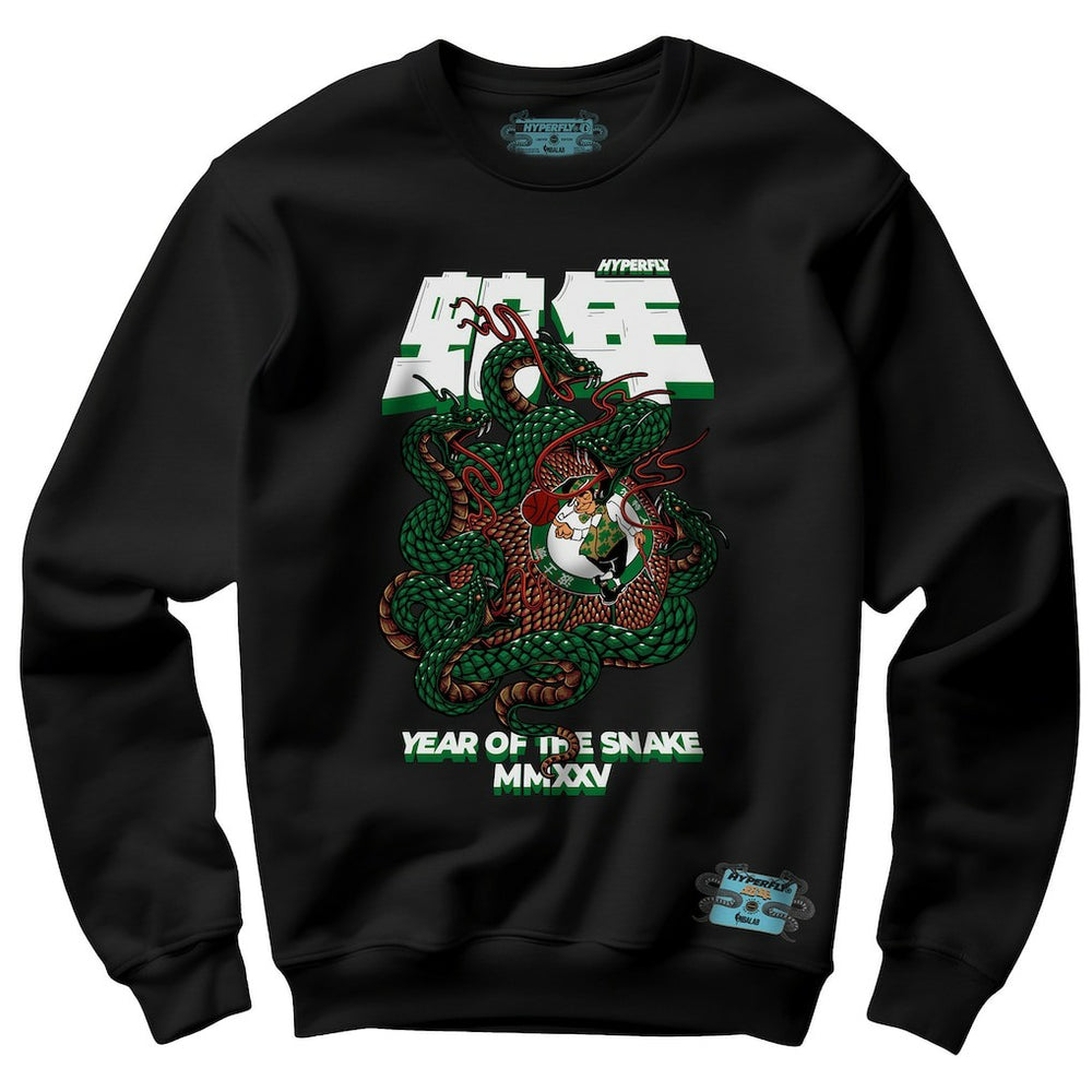 NBA - Boston Celtics NBALab x Hyperfly Unisex Year of the Snake Lunar New Year Collection Sweatshirt - Black