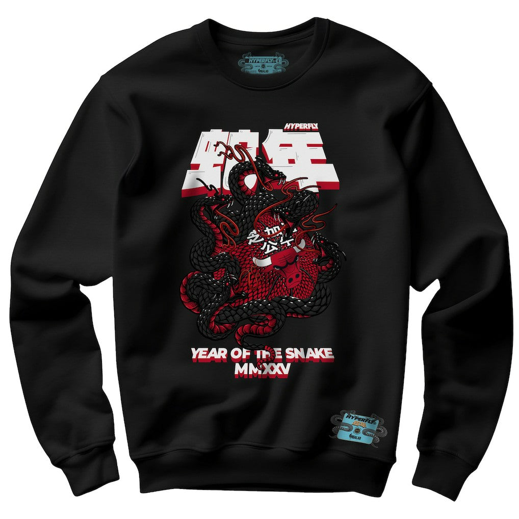 NBA - Chicago Bulls NBALab x Hyperfly Unisex Year of the Snake Lunar New Year Collection Sweatshirt - Black