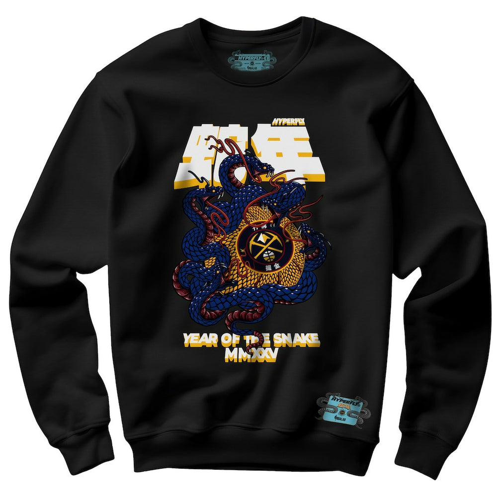 NBA - Denver Nuggets NBALab x Hyperfly Unisex Year of the Snake Lunar New Year Collection Sweatshirt - Black