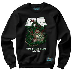 NBA - Milwaukee Bucks NBALab x Hyperfly Unisex Year of the Snake Lunar New Year Collection Sweatshirt - Black