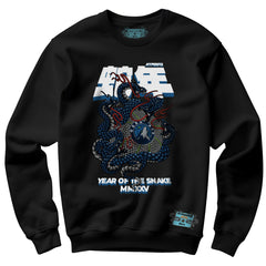 NBA - Minnesota Timberwolves NBALab x Hyperfly Unisex Year of the Snake Lunar New Year Collection Sweatshirt - Black