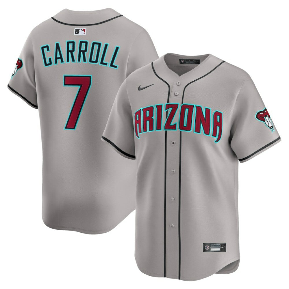 Corbin Carroll Arizona Diamondbacks Nike Road Limited Player Jersey - Gray | MLB Jerseys