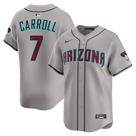 Corbin Carroll Arizona Diamondbacks Nike Road Limited Player Jersey - Gray | MLB Jerseys