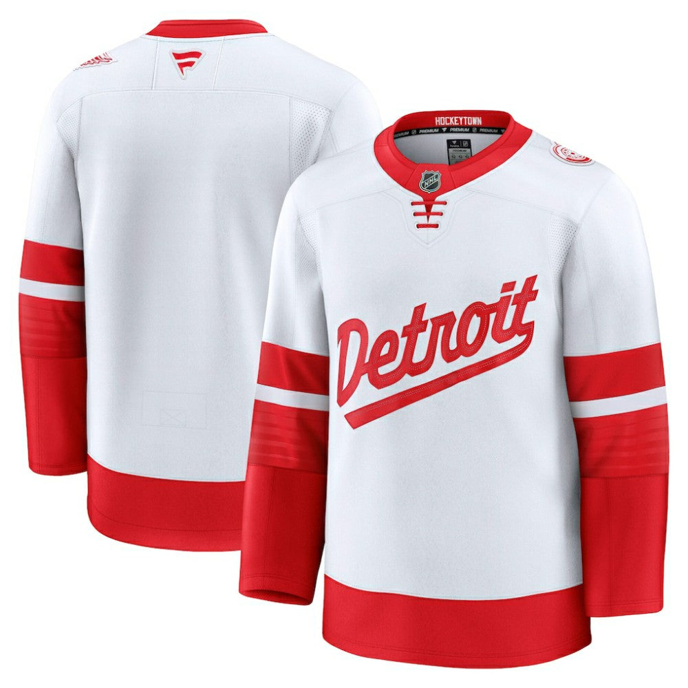 Detroit Red Wings Fanatics 2025 NHL Stadium Series Premium Jersey - White | NHL Jerseys