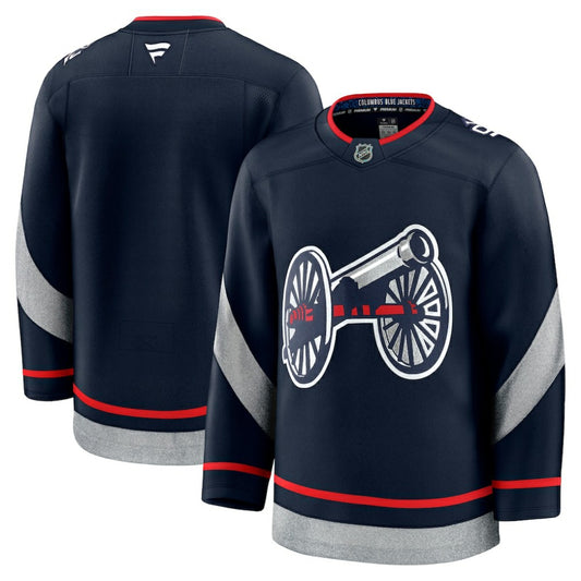 Columbus Blue Jackets Fanatics 2025 NHL Stadium Series Premium Jersey - Navy | NHL Jerseys