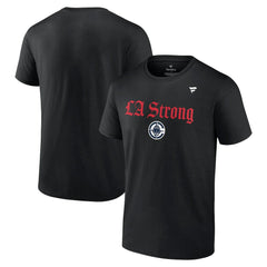 Fanatics - LA Clippers Unisex LA Strong T-Shirt - Black