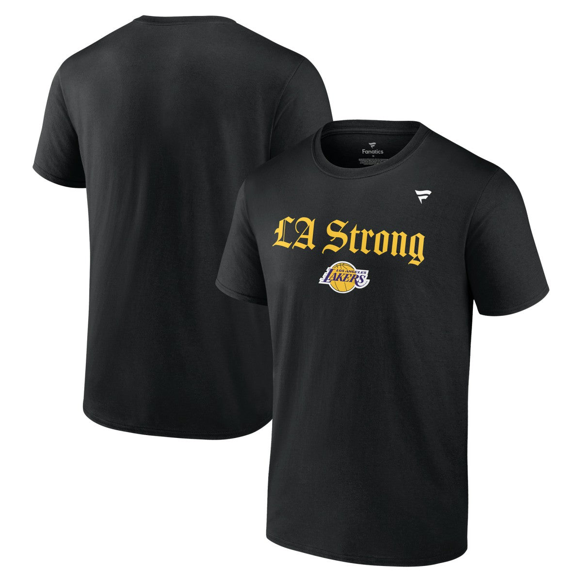 Fanatics - Los Angeles Lakers Unisex LA Strong T-Shirt - Black
