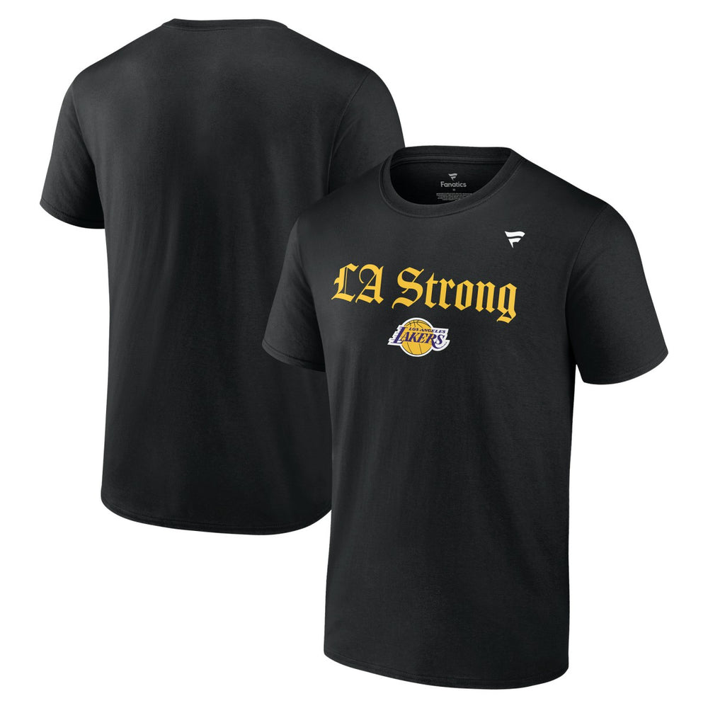 Fanatics - Los Angeles Lakers Unisex LA Strong T-Shirt - Black
