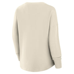 New Jersey Devils - Fanatics Women's Oversized Vintage Slice Pullover Sweatshirt Cream