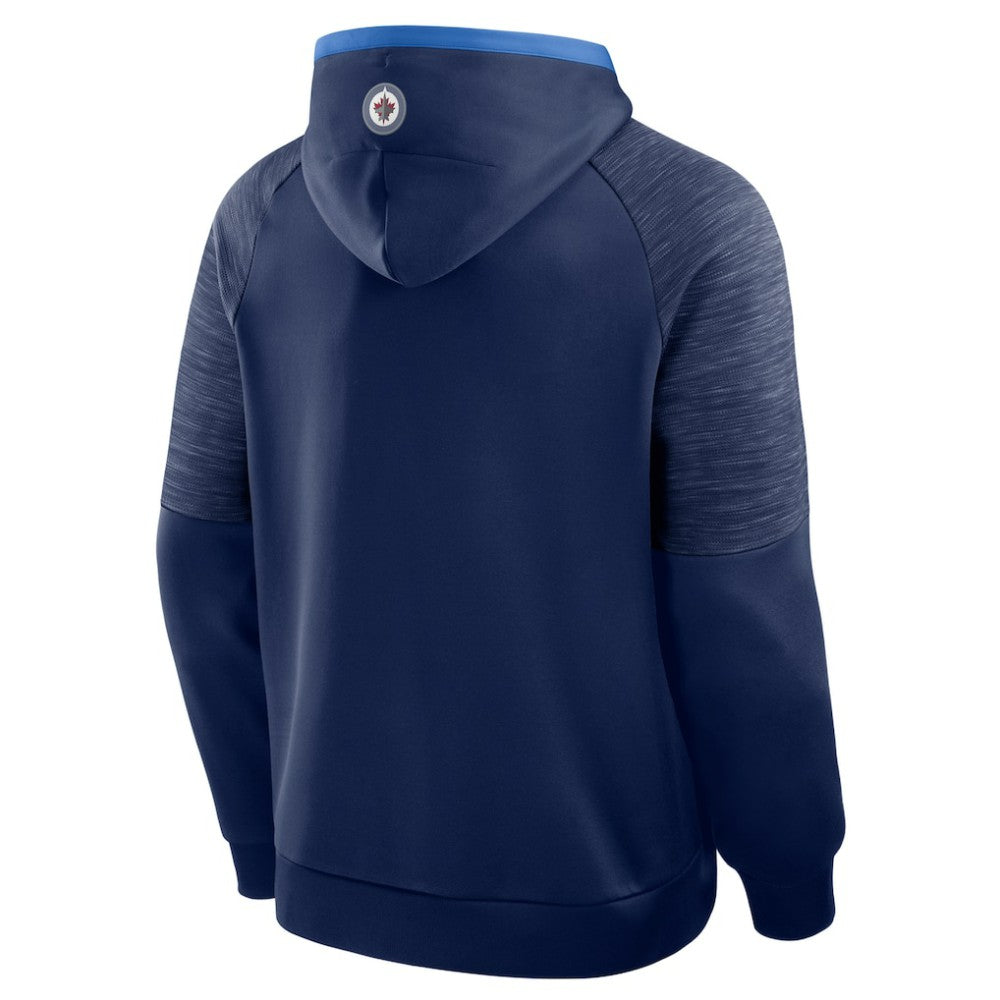 Winnipeg Jets - Fanatics Goaltender Defender Pullover Hoodie Navy