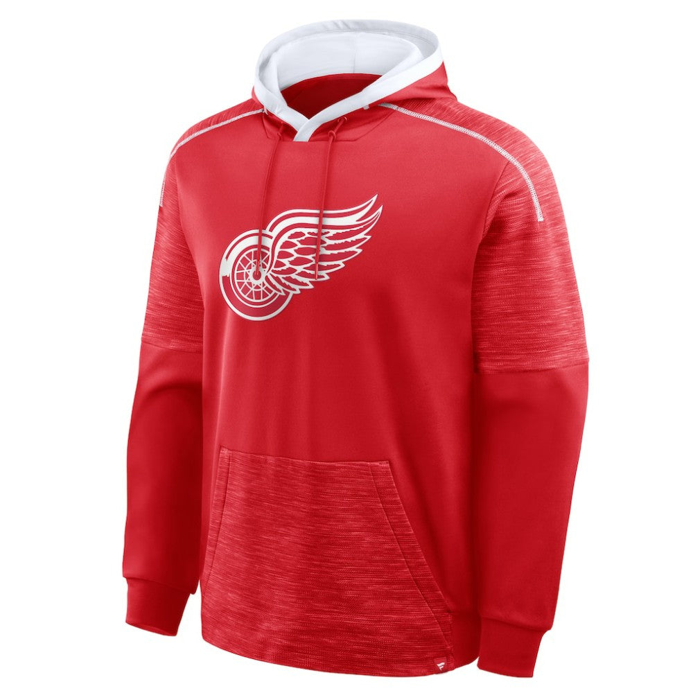 Detroit Red Wings - Fanatics Goaltender Defender Pullover Hoodie Red