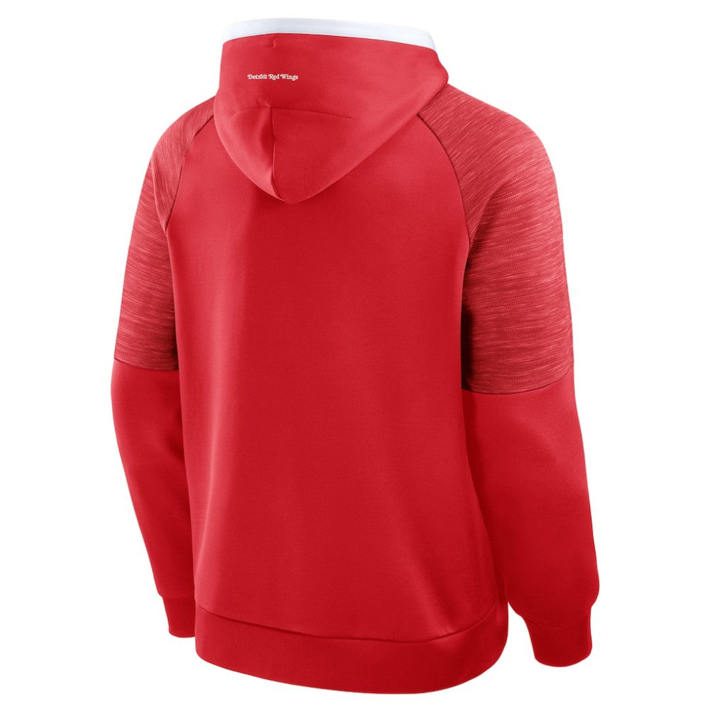 Detroit Red Wings - Fanatics Goaltender Defender Pullover Hoodie Red