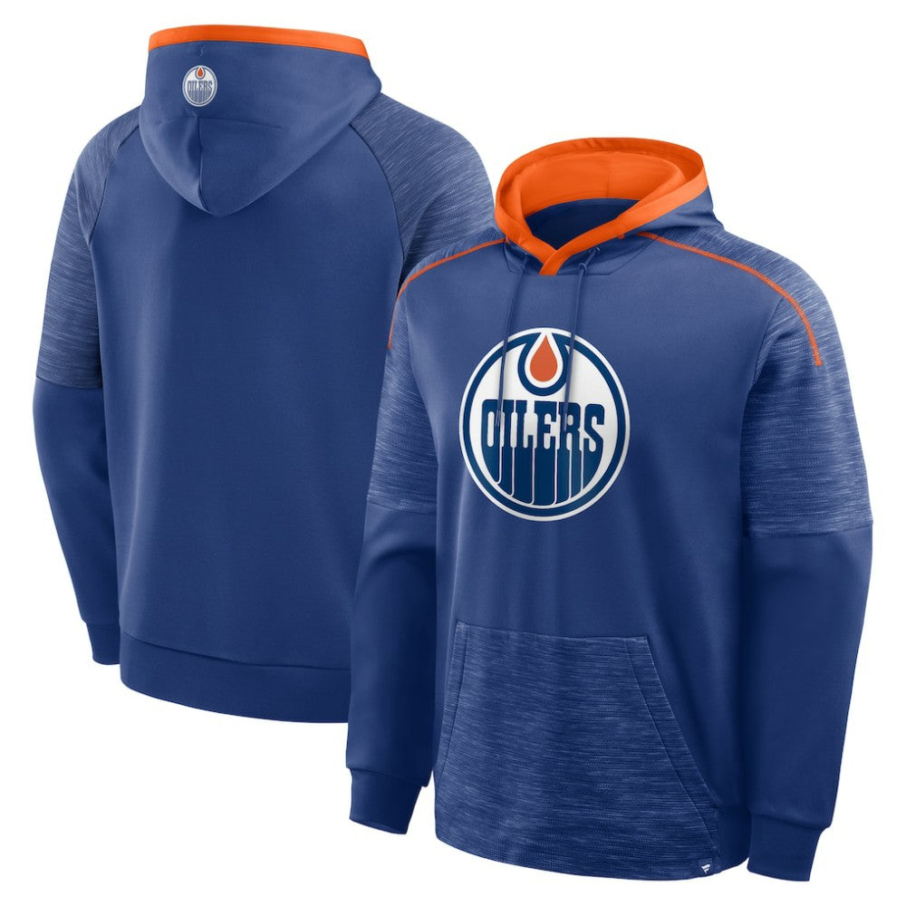 Edmonton Oilers - Fanatics Goaltender Defender Pullover Hoodie Royal