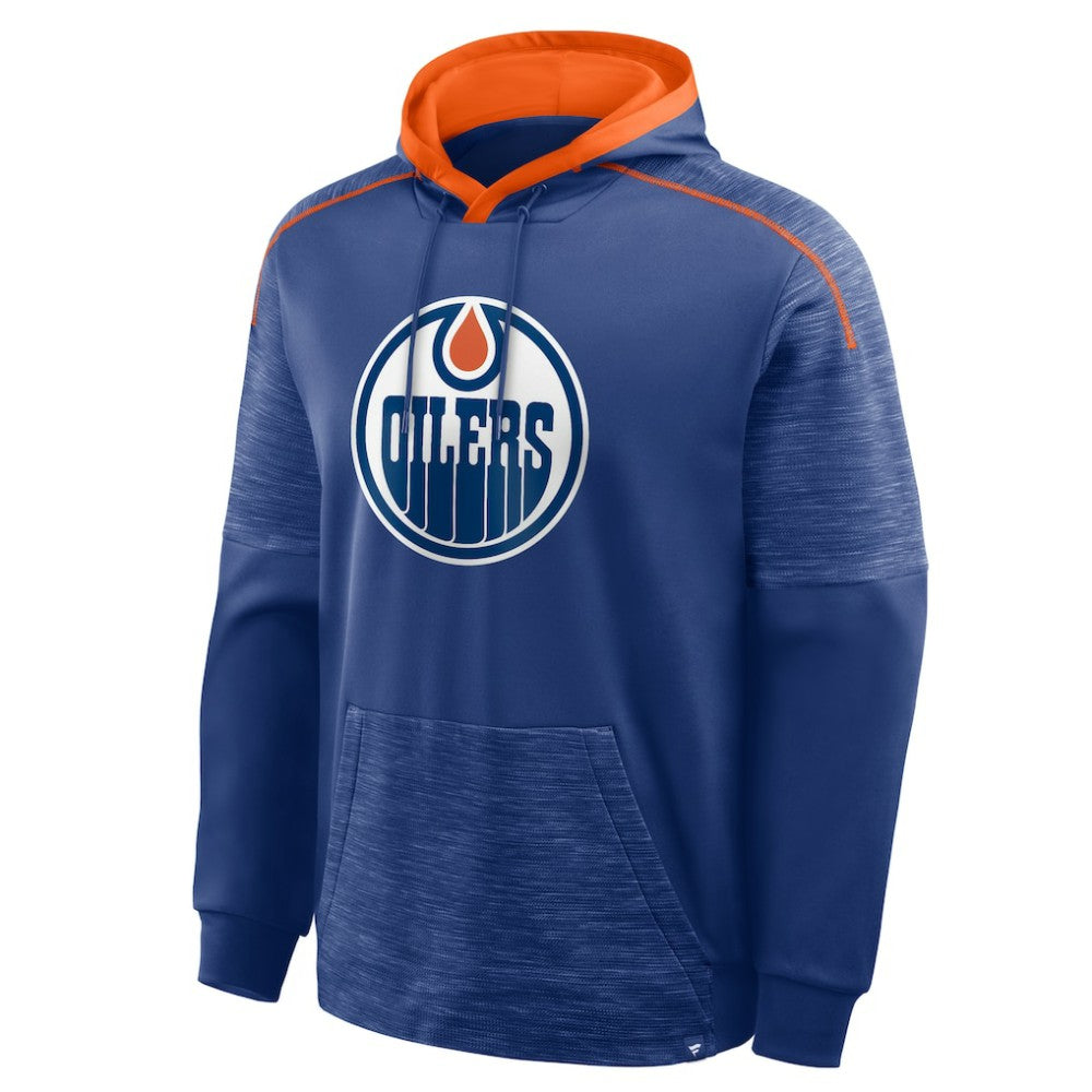 Edmonton Oilers - Fanatics Goaltender Defender Pullover Hoodie Royal