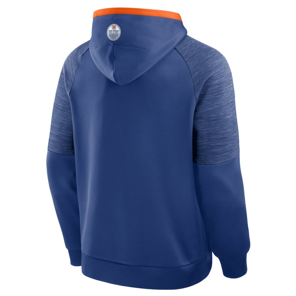 Edmonton Oilers - Fanatics Goaltender Defender Pullover Hoodie Royal
