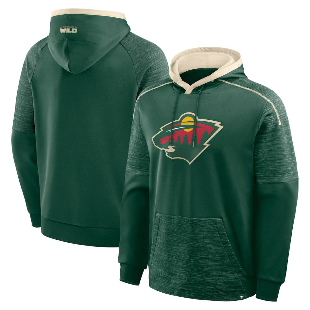 Minnesota Wild - Fanatics Goaltender Defender Pullover Hoodie Green