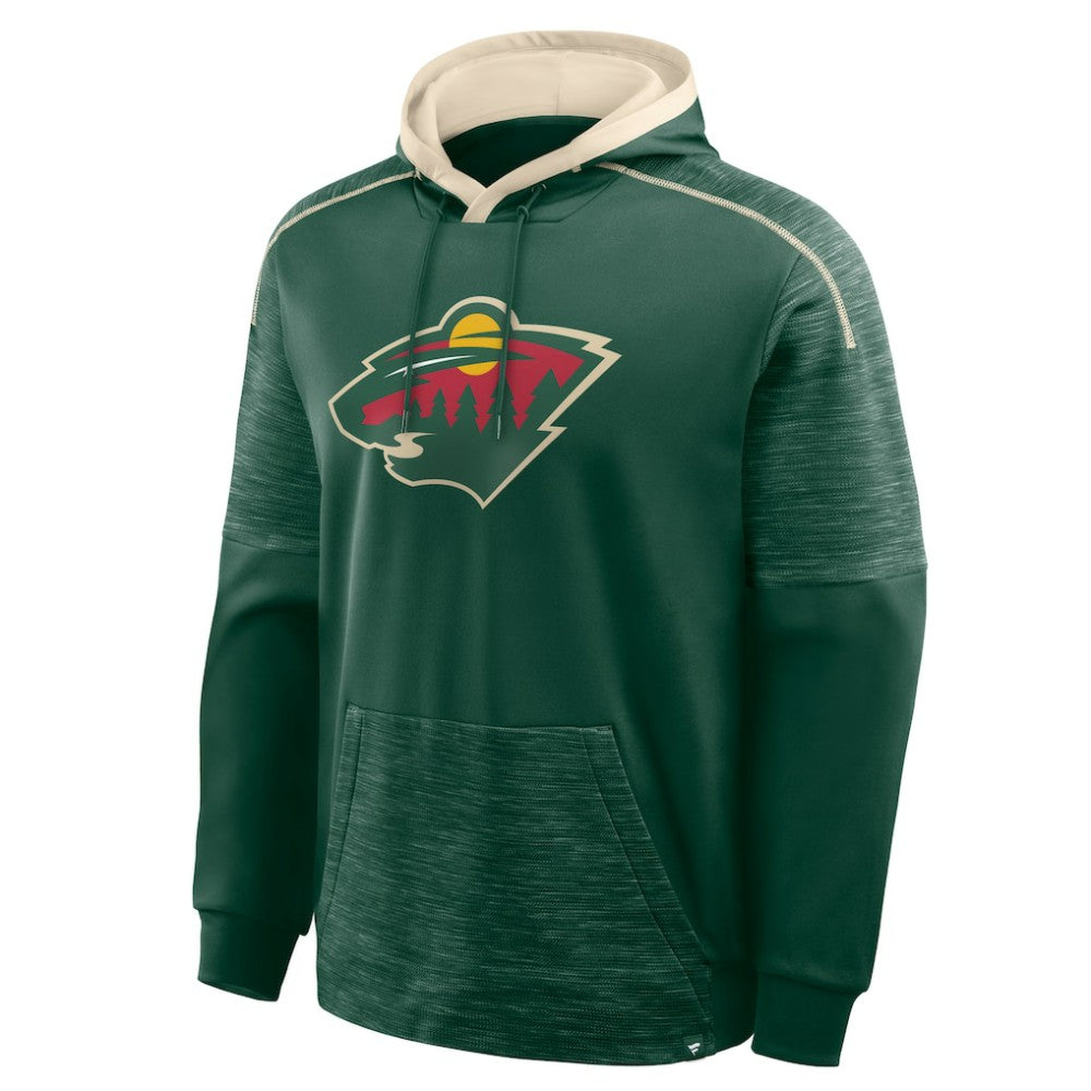 Minnesota Wild - Fanatics Goaltender Defender Pullover Hoodie Green