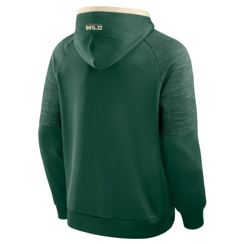 Minnesota Wild - Fanatics Goaltender Defender Pullover Hoodie Green