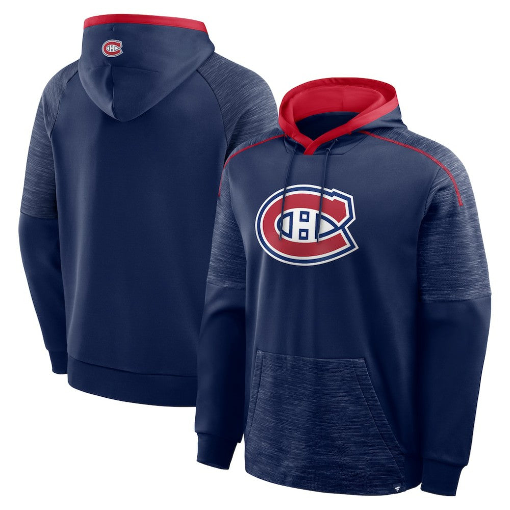 Montreal Canadiens - Fanatics Goaltender Defender Pullover Hoodie Navy