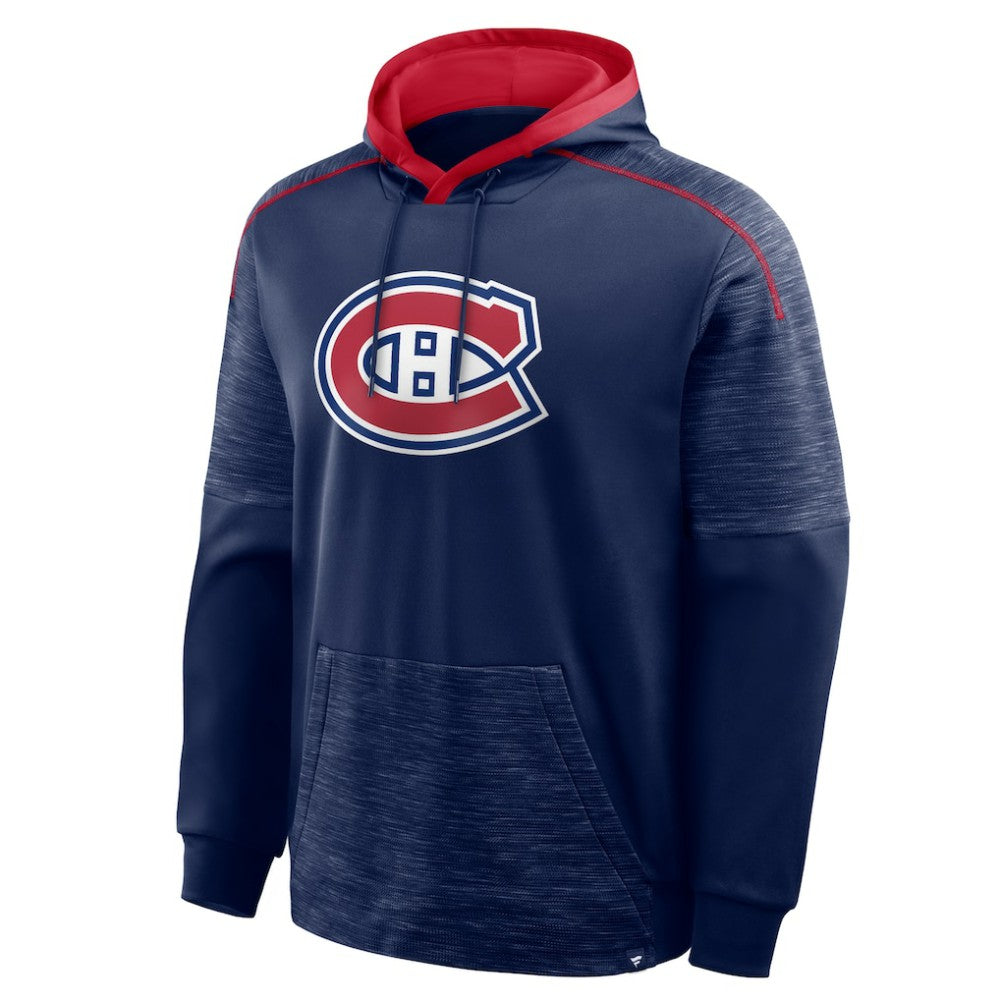 Montreal Canadiens - Fanatics Goaltender Defender Pullover Hoodie Navy
