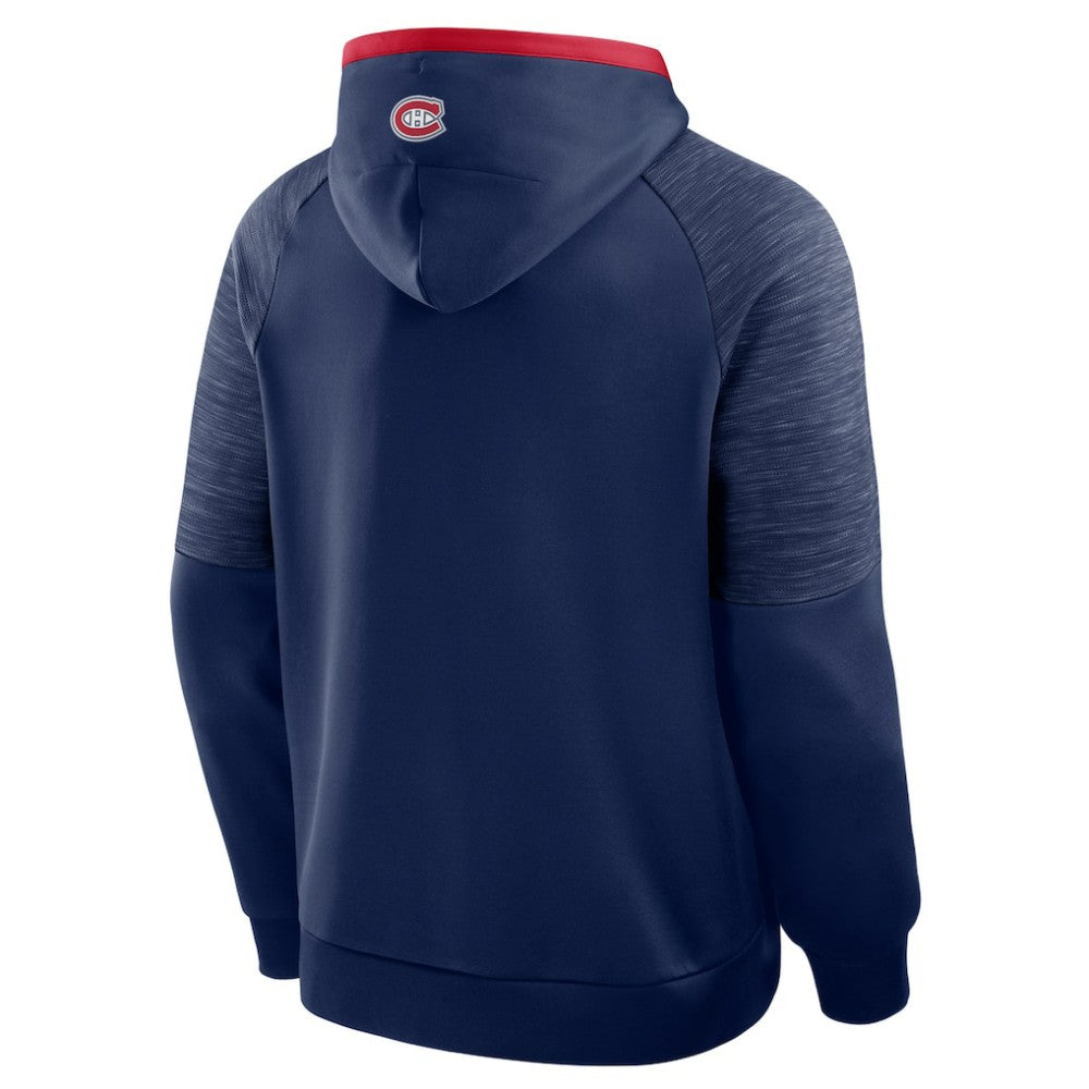 Montreal Canadiens - Fanatics Goaltender Defender Pullover Hoodie Navy