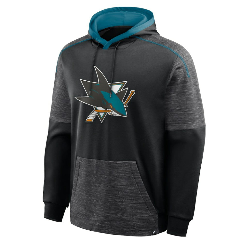 San Jose Sharks - Fanatics Goaltender Defender Pullover Hoodie Black