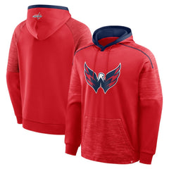 Washington Capitals Fanatics Goaltender Defender Pullover Hoodie Red