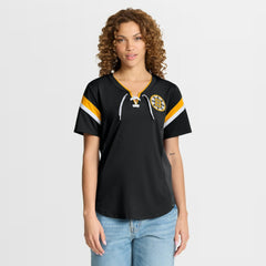Boston Bruins Fanatics Women's Offside Athena T-Shirt Black