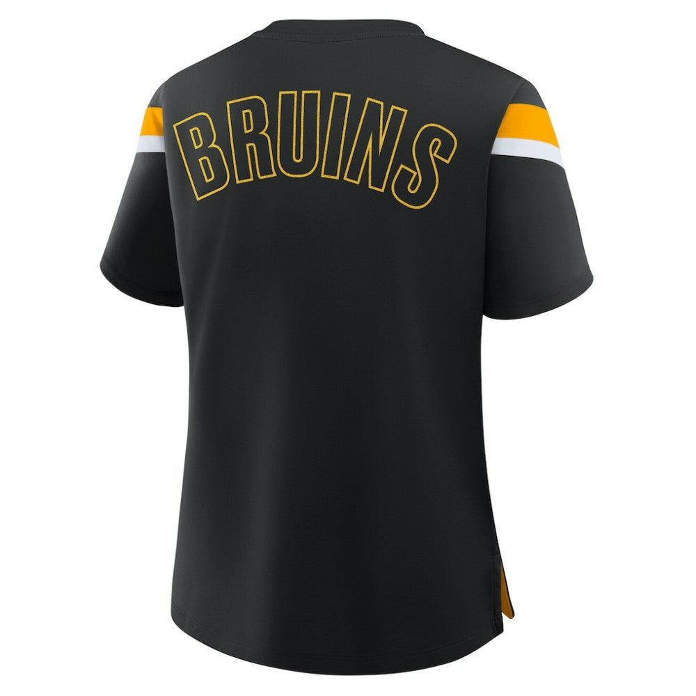 Boston Bruins Fanatics Women's Offside Athena T-Shirt Black