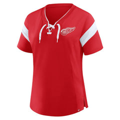 Detroit Red Wings - Fanatics Women's Offside Athena T-Shirt Red