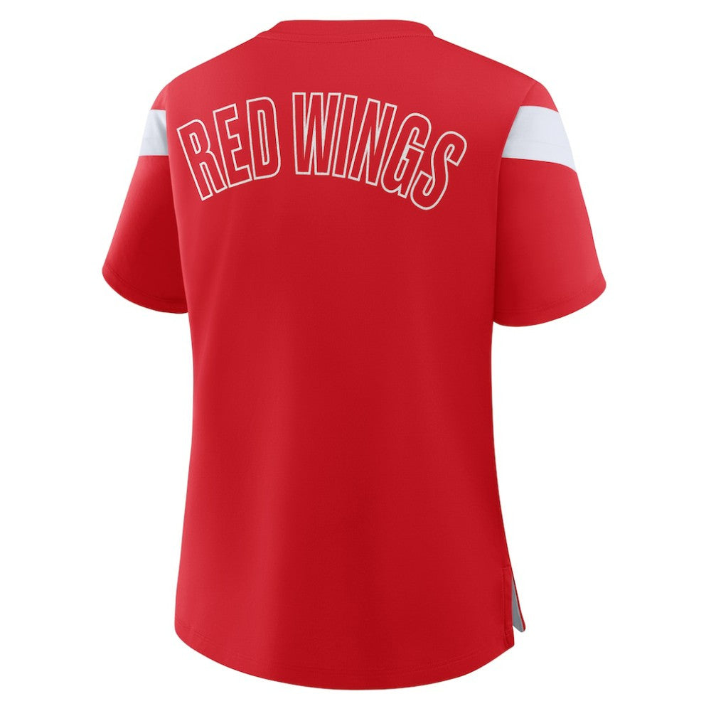 Detroit Red Wings - Fanatics Women's Offside Athena T-Shirt Red