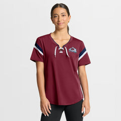 Colorado Avalanche - Fanatics Women's Offside Athena T-Shirt Burgundy
