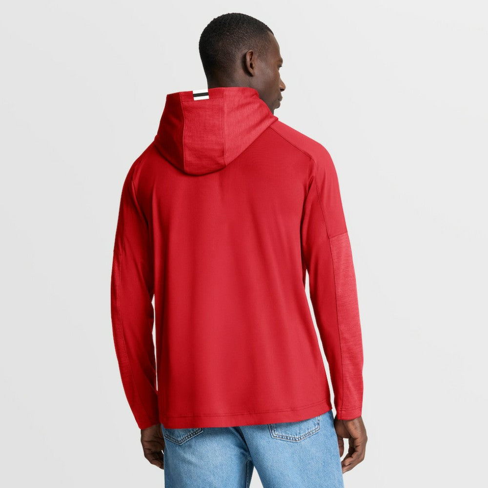 New Jersey Devils - Fanatics Penalty Shot Long Sleeve Hoodie T-Shirt Red