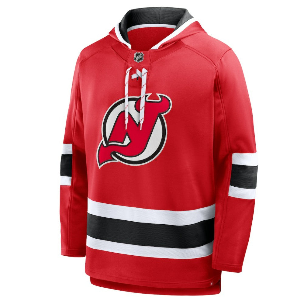 New Jersey Devils - Fanatics Prime Time Fleece Hoodie Red