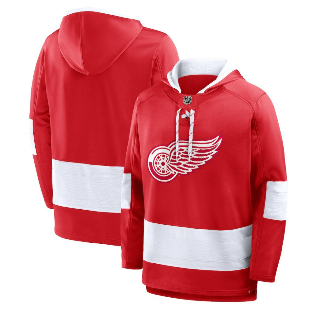 Detroit Red Wings - Fanatics Prime Time Fleece Hoodie Red