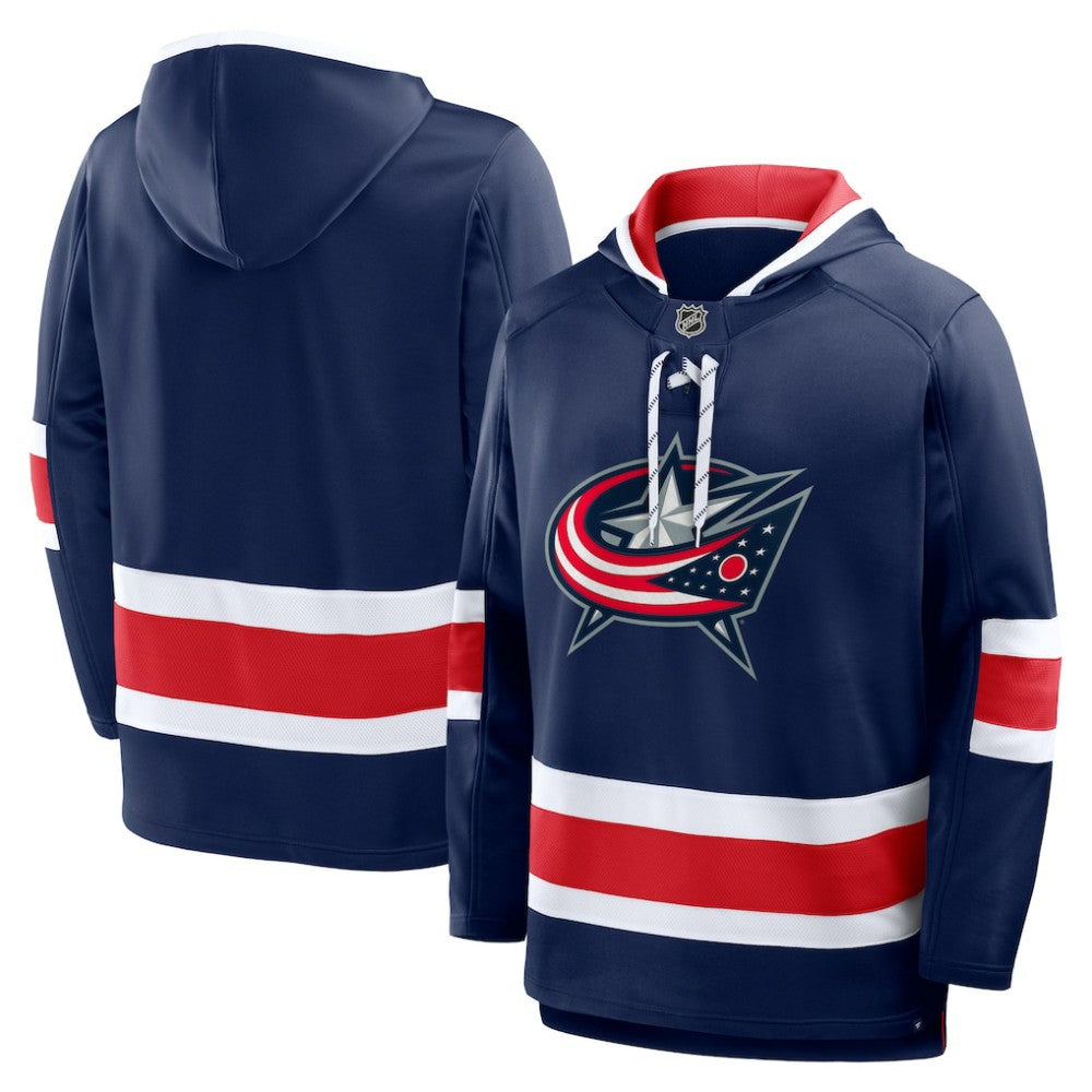 Columbus Blue Jackets - Fanatics Prime Time Fleece Hoodie Navy