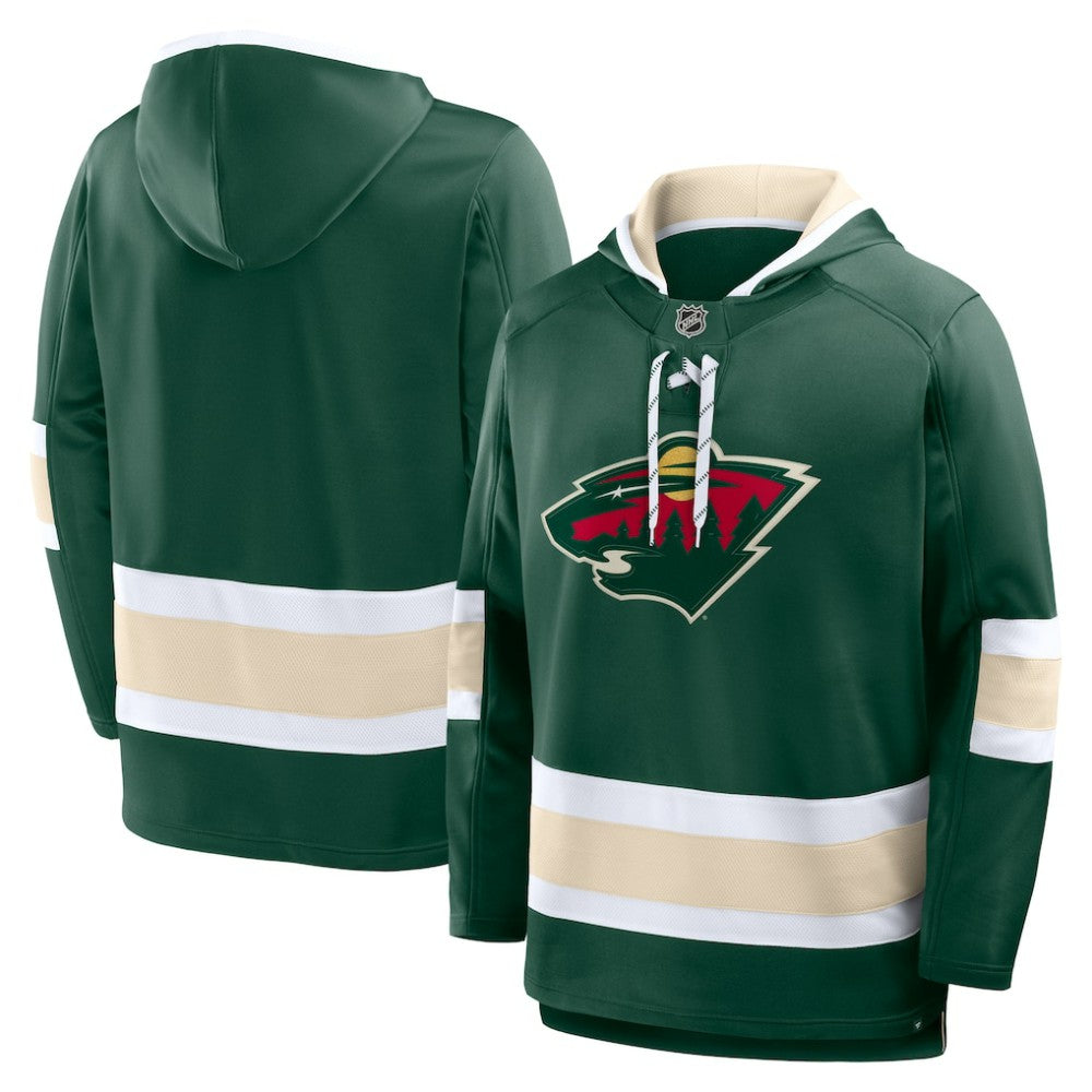 Minnesota Wild - Fanatics Prime Time Fleece Hoodie Green