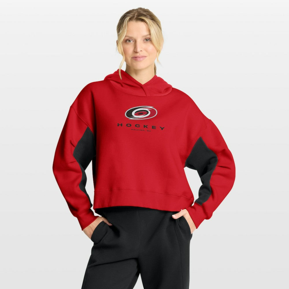 Carolina Hurricanes - Fanatics Women's Back Check Boxy Hoodie Red